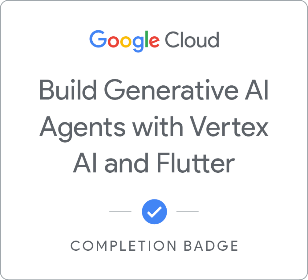 Google Vertex AI Flutter Badge